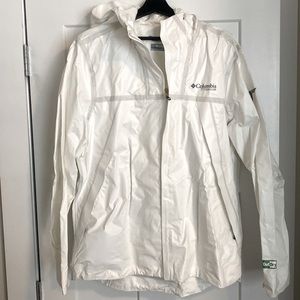 Mens titanium white Columbia sports coat